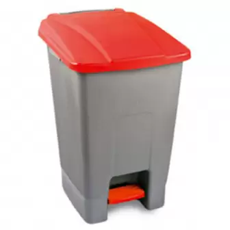 Pedallı Çöp Kovası Tekerlekli 70 Lt resim 1