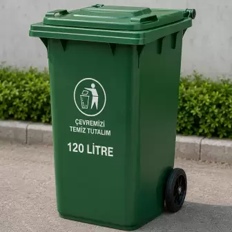 Konteyner 120 Lt Yeşil resim 1